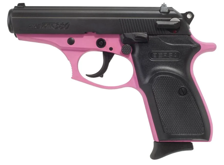 Bersa Thunder 380 Pink/Black 380ACP Cerakote Pink Frame