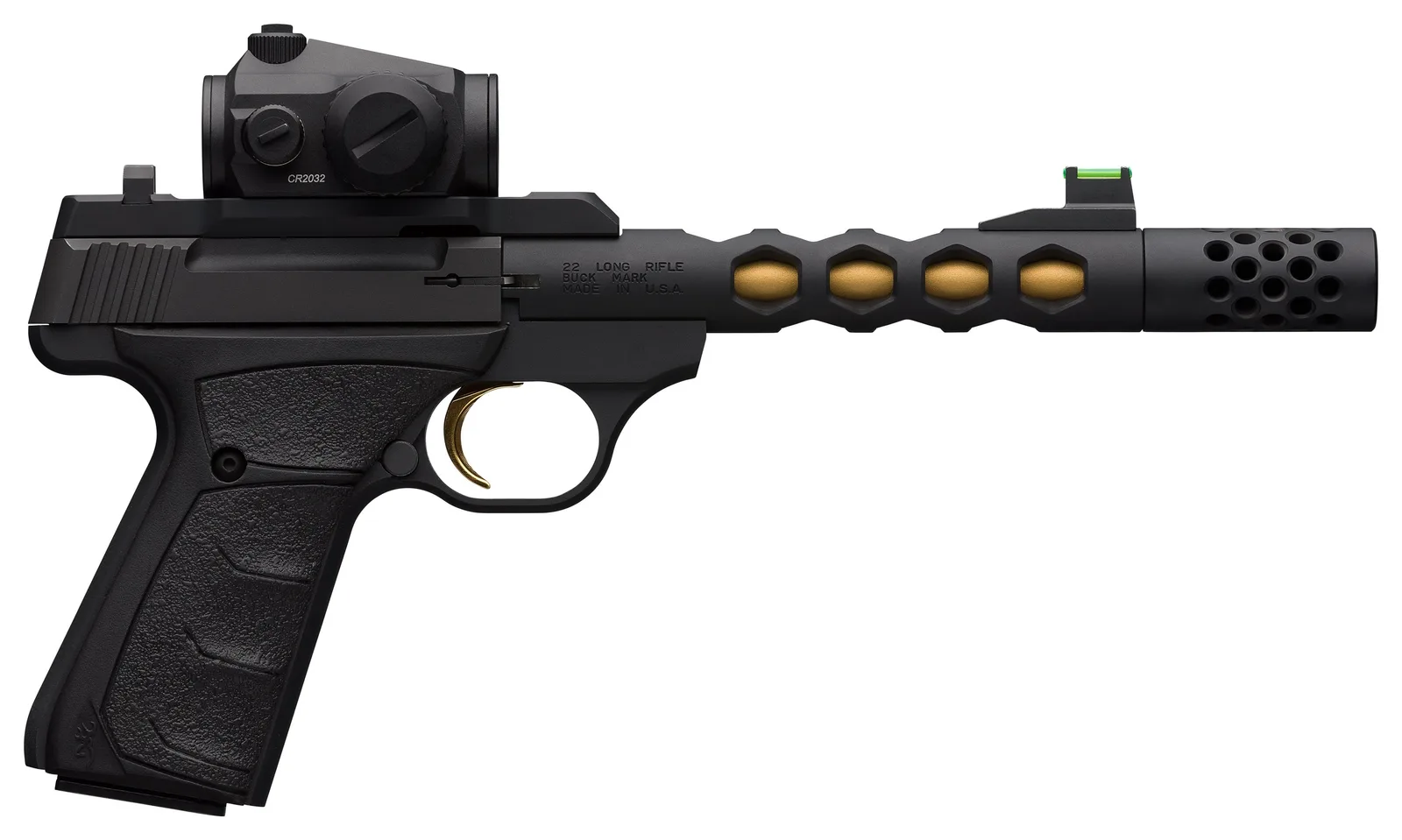 Browning Buck Mark Plus Vision Buckmark + VIS 22LR BK/GD RDS