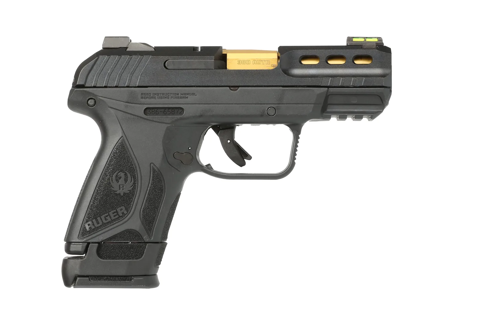 Ruger 3856 Security-380 380ACP BLK/GLD 3856 | 15+1 | Gold