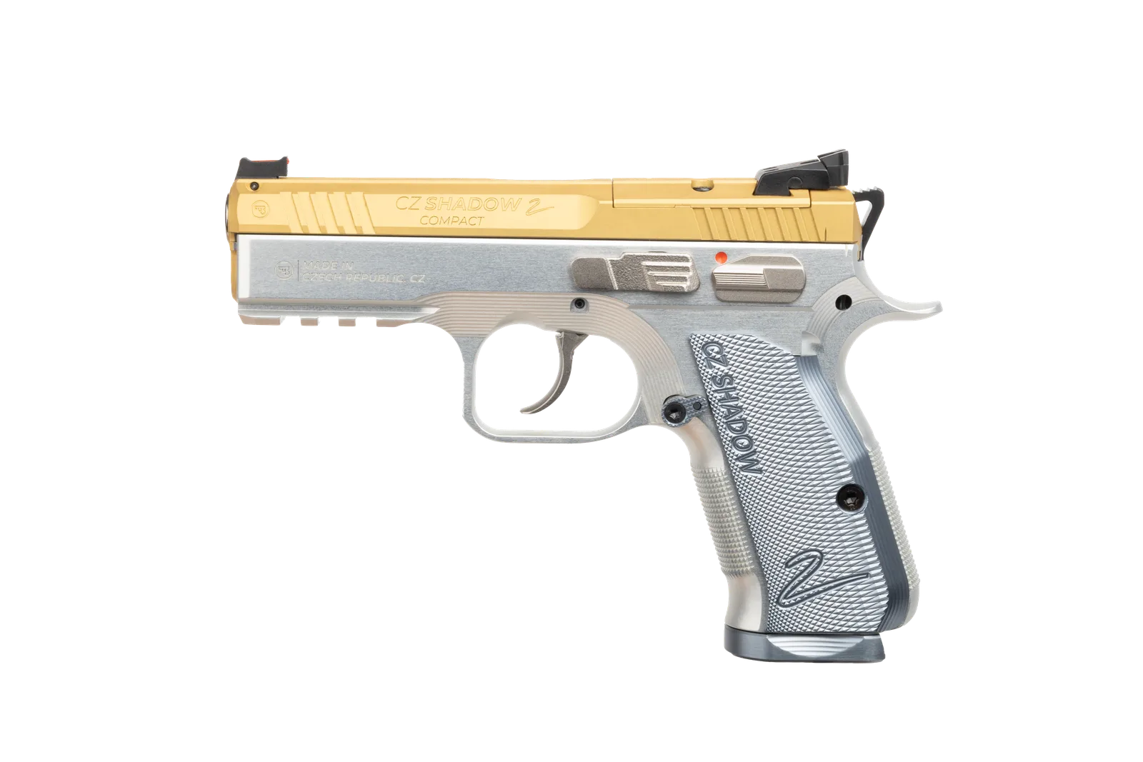 CZ Shadow 2 Compact 75 Shadow 2 CPT Gold 9MM OR Optics Ready