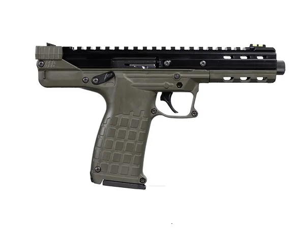 Keltec CP33 22LR 33+1 BL/Green TB Black Slide/Green Frame