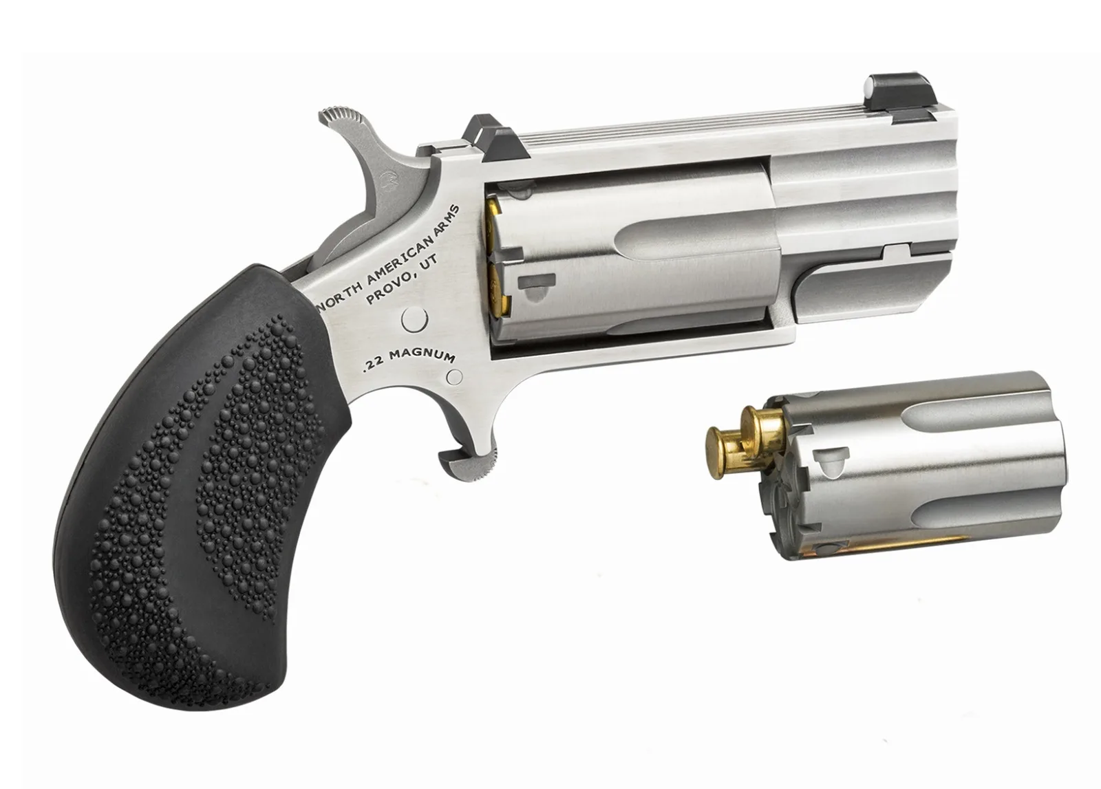 North American Arms NAA-PUG-DC Pug 22MAG/22LR 1" SS Conv