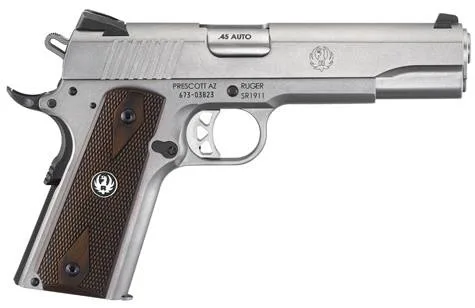 Ruger 6700 SR1911 45ACP SS/WD 5" 8+1 FS 6700 Fixed Novak