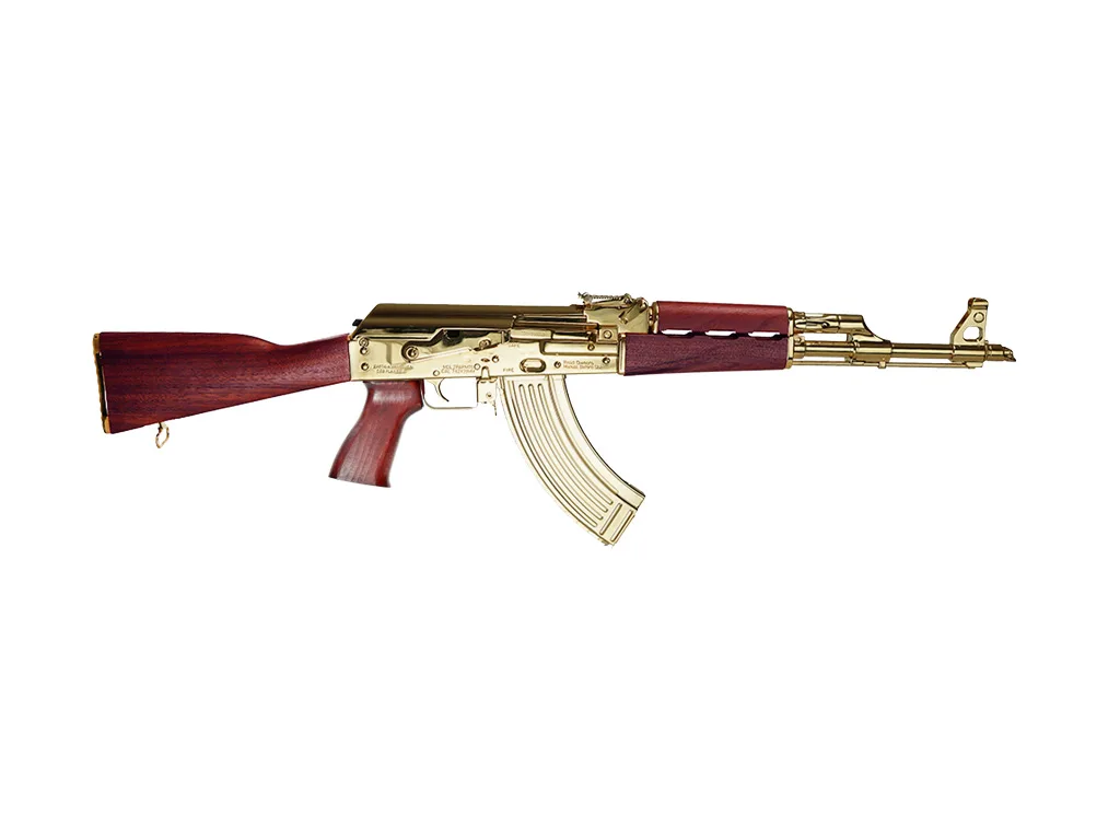 Zastava Arms USA Zpap M70 7.62X39 24K Gold/SR Serbian RED
