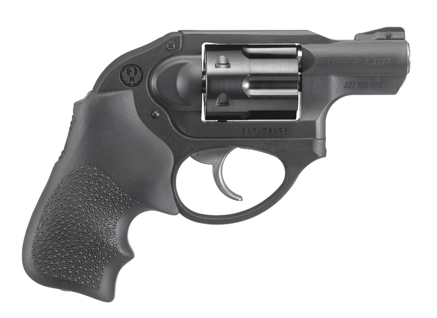 Ruger 5452 LCR 327FED BL/Hogue GR 6RD DAO