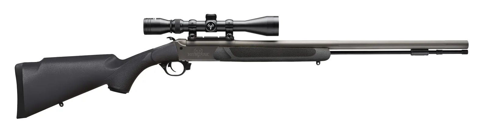 Traditions Nitrofire 50CAL SS/SY 26" PKG 3-9X40 Duplex Scope