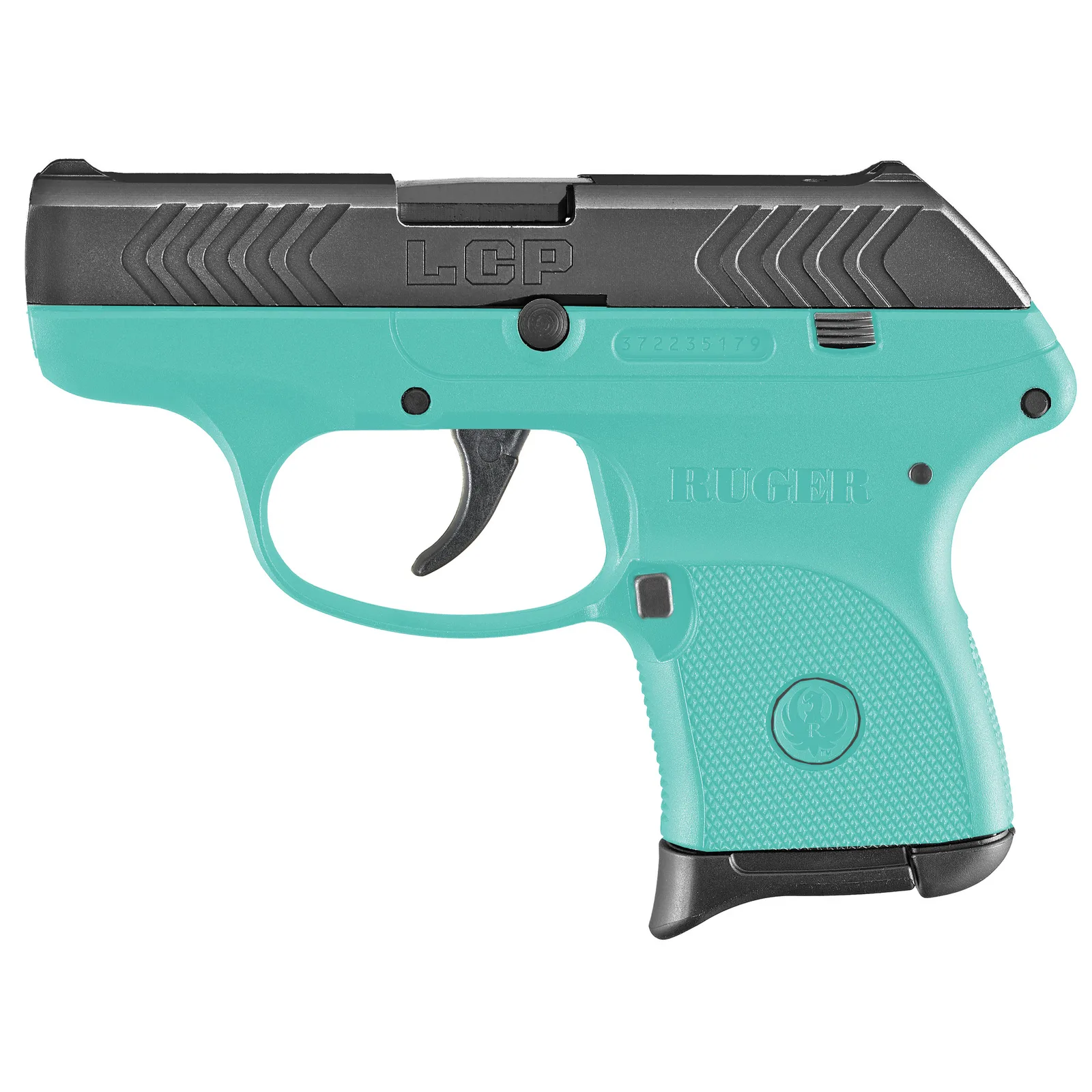 Ruger 3746 LCP 380ACP BL/Turquoise 6+1