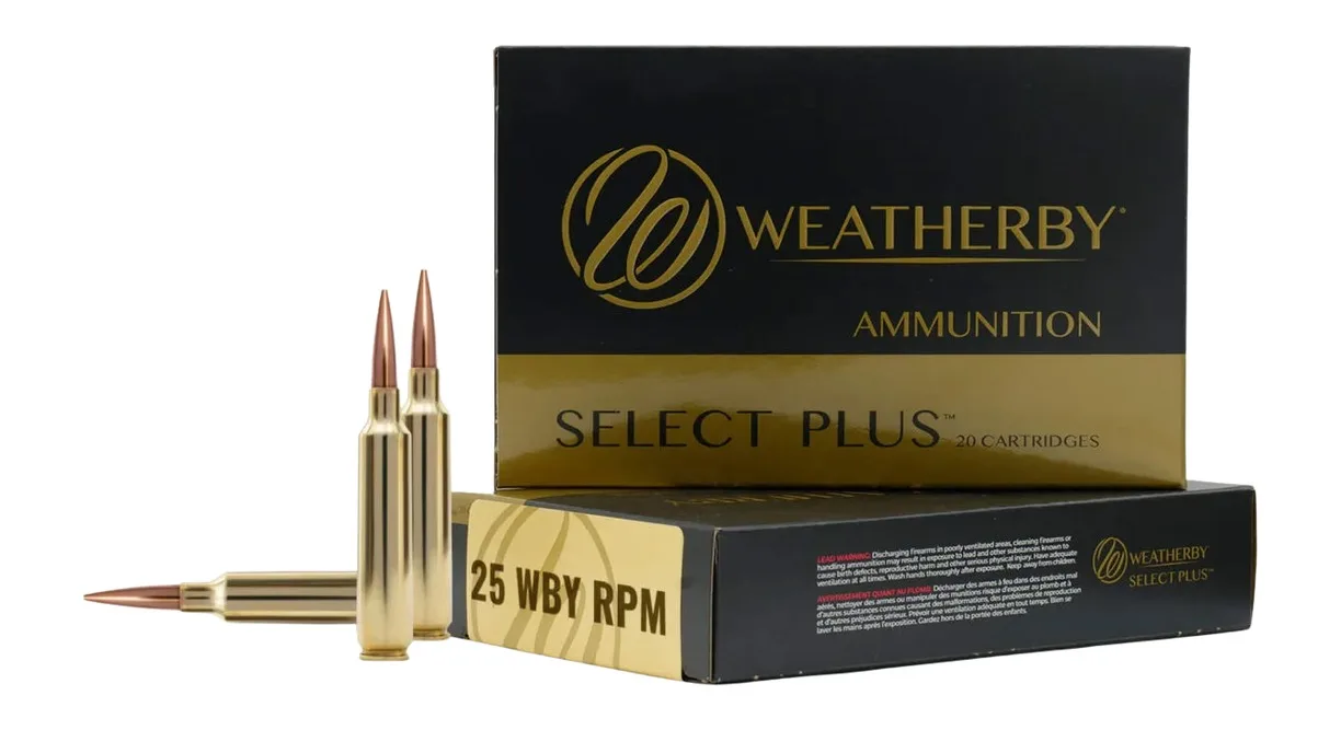 Weatherby Loaded Ammunition 25WBY RPM 133GR Berger EH 20RD