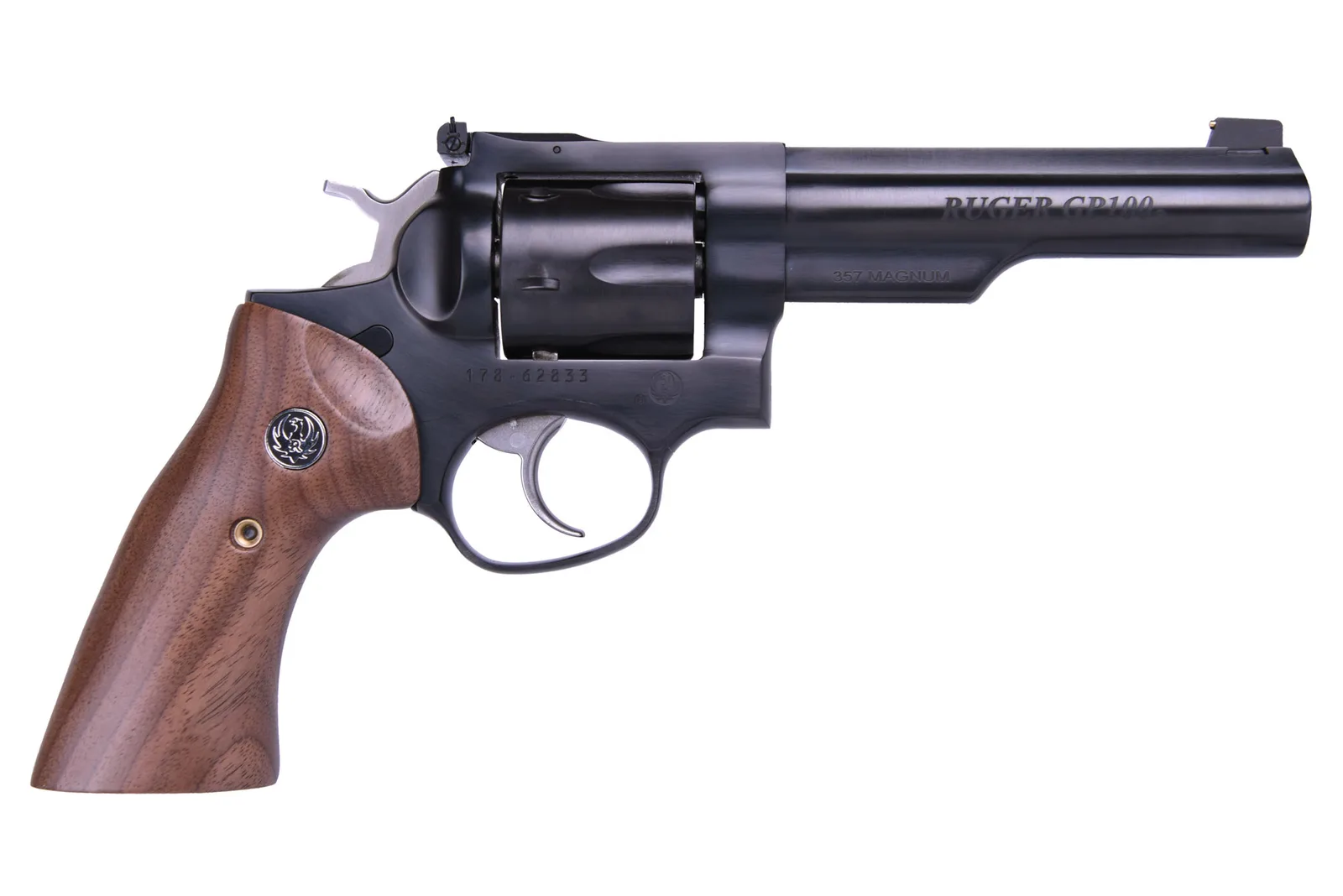 Ruger 1768 GP100 357MAG Blue 5" Half LUG 1768 ADJ