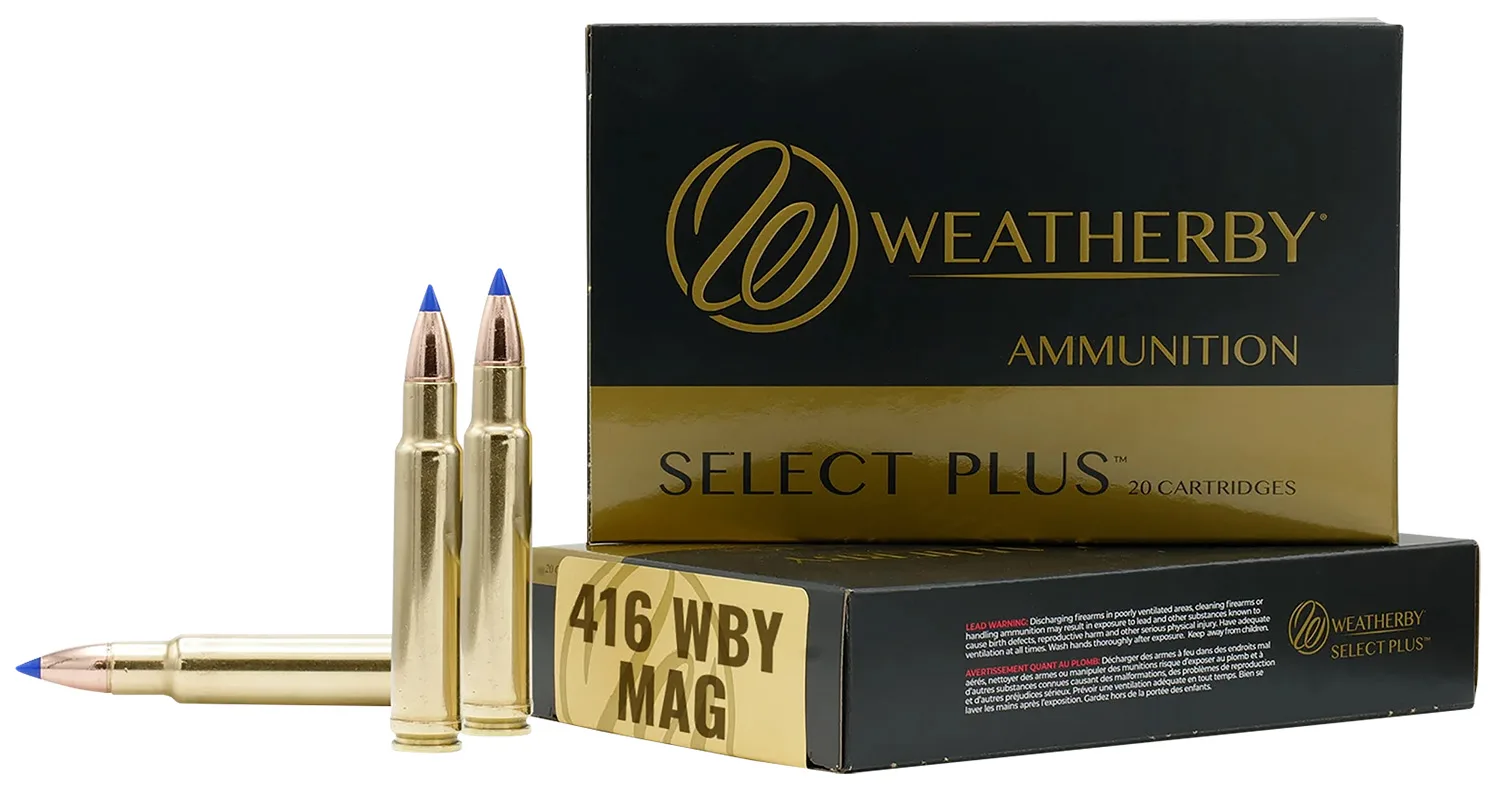 Weatherby Select Plus Ammo 416WBY 350GR Barnes Ttsx Select