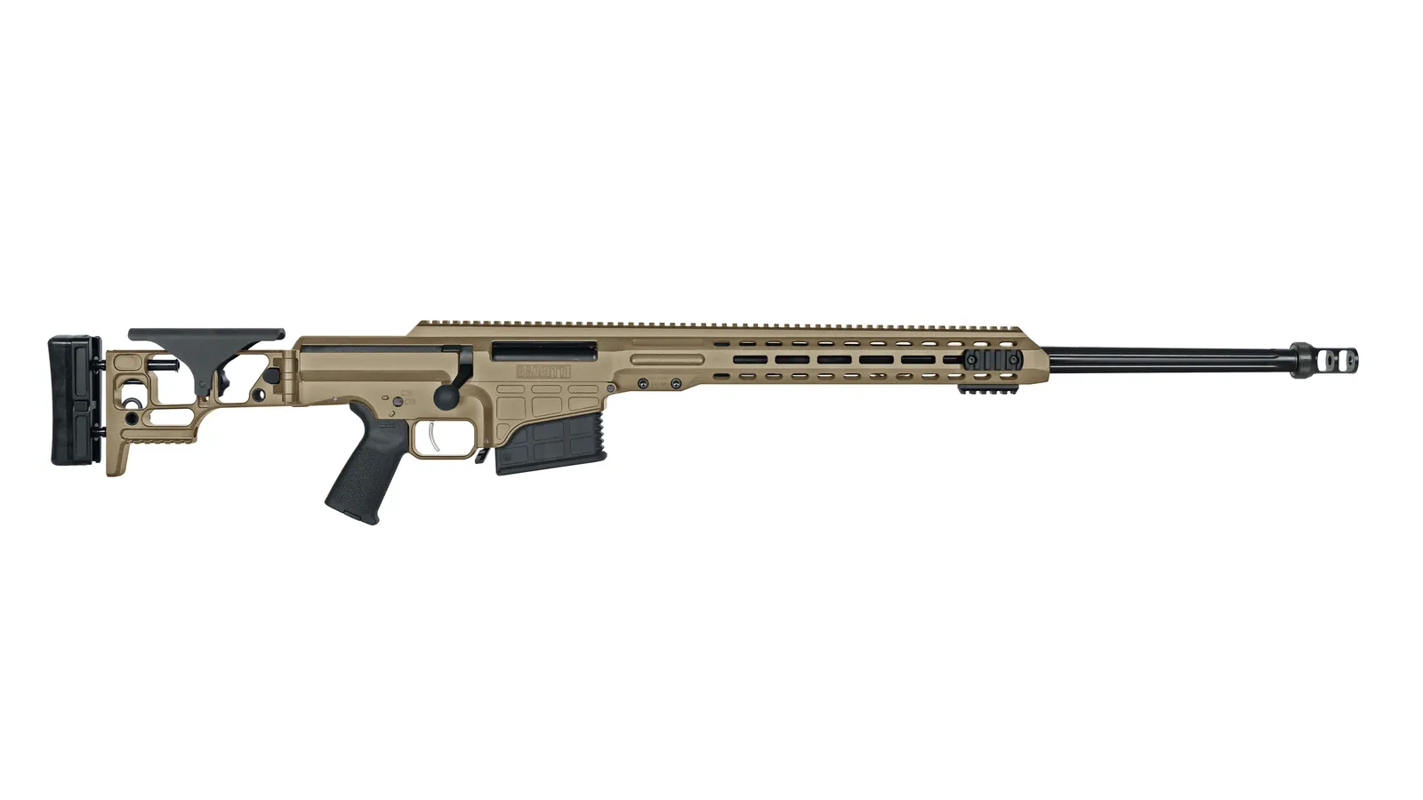 Barrett Firearms MRAD 308WIN FDE 24" 10+1 MLOK Fluted Barrel