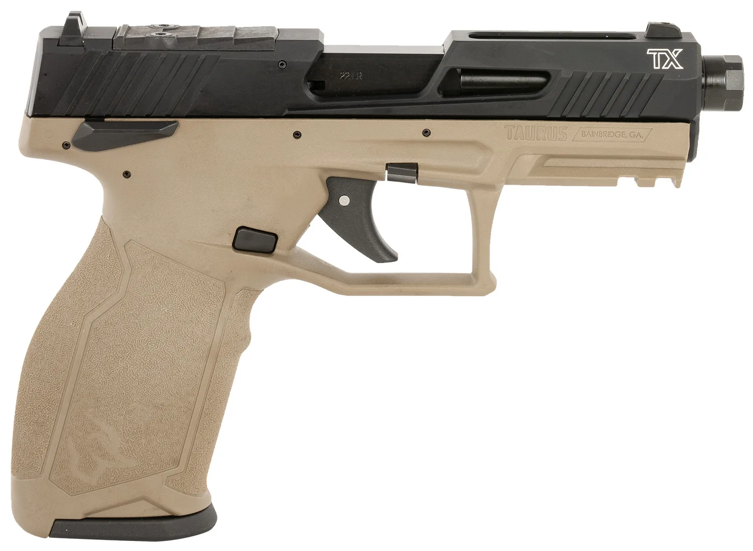 Taurus TX22 Gen 2 Toro TX22G2 22LR BLK/FDE 10+1 OR