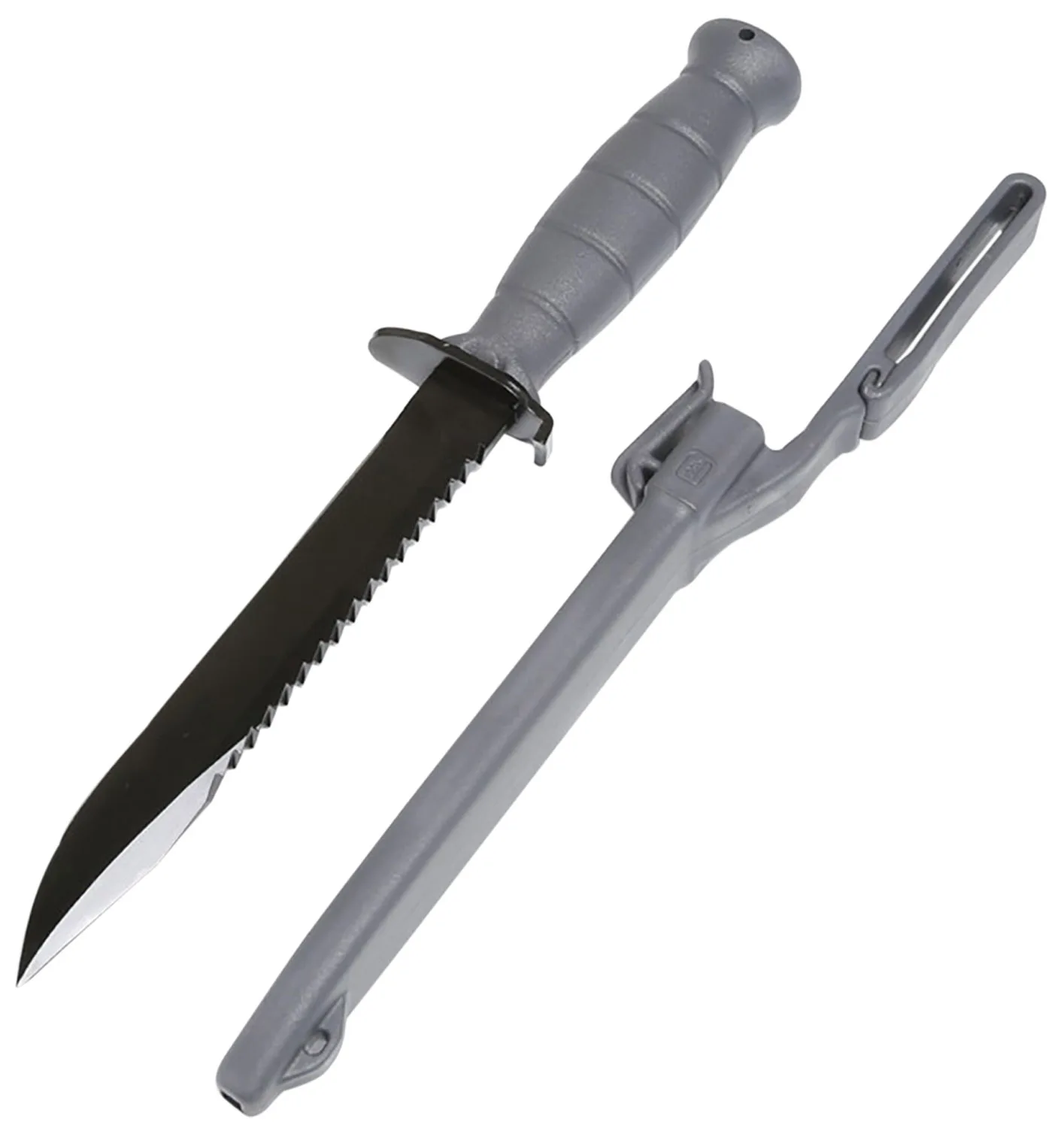 Glock Knife Field Knife W/SAW Grey PKG Packaged