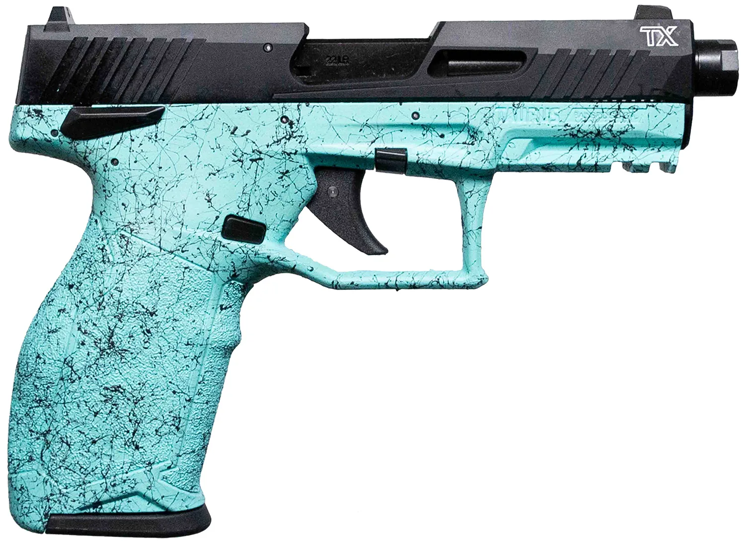Taurus TX22 Gen 2 TX22G2 22LR BLK/Cyan SPL 10+1