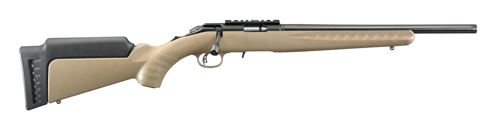 Ruger 8358 American Rifle American 22LR FDE/SY 16" TB