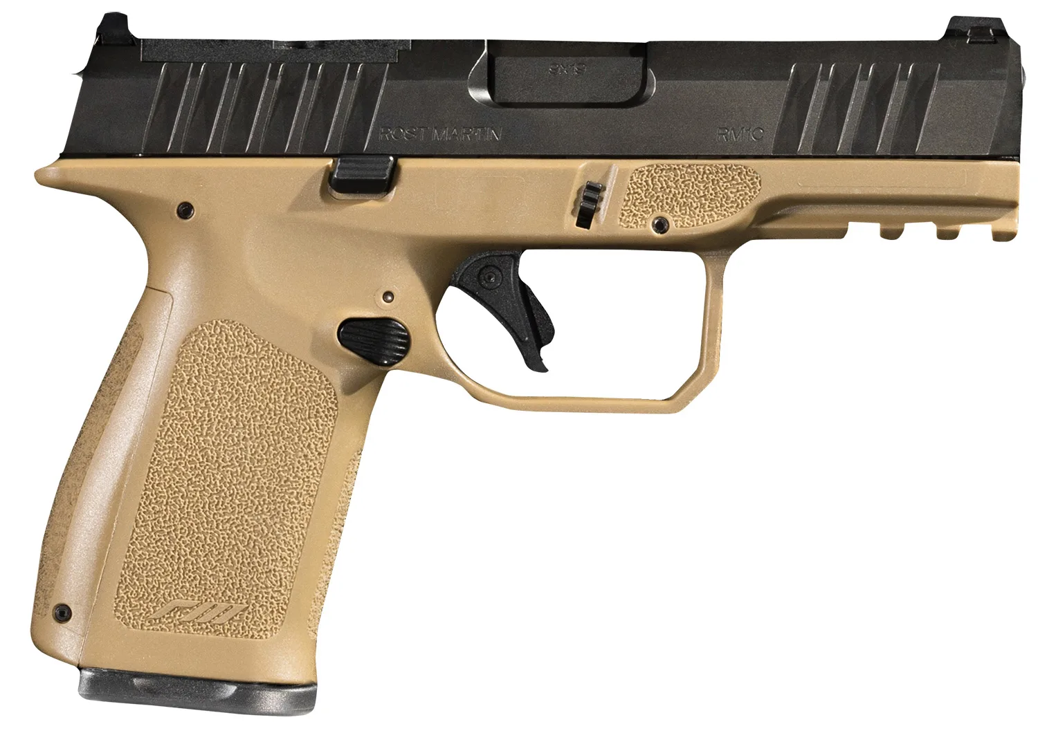 Rost Martin RM1C 9MM 17+1 BLK/FDE 4" OR FS