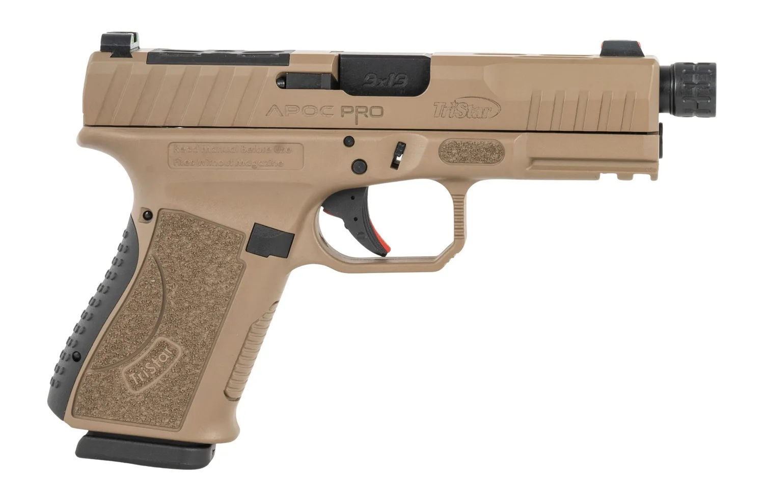 TriStar Sporting Arms Apoc PRO Semi 9MM 15+1 FDE TB