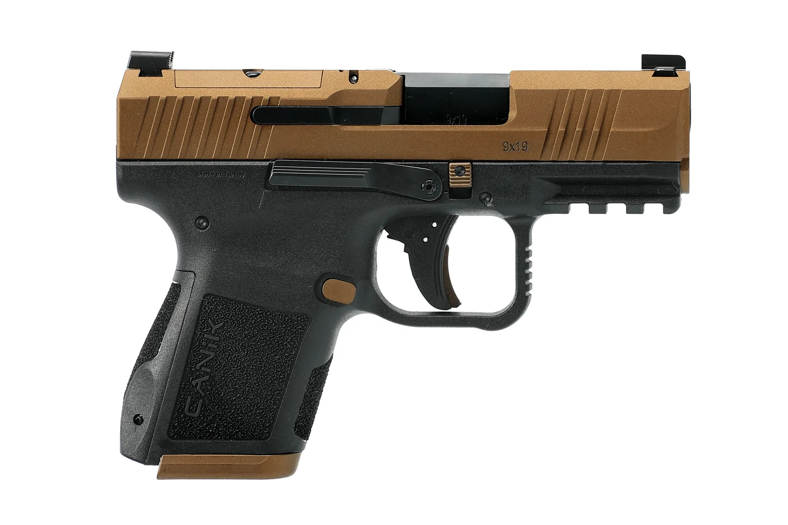 Canik Mete MC9 9MM Bronze 15+1 Optics Ready Slide CUT