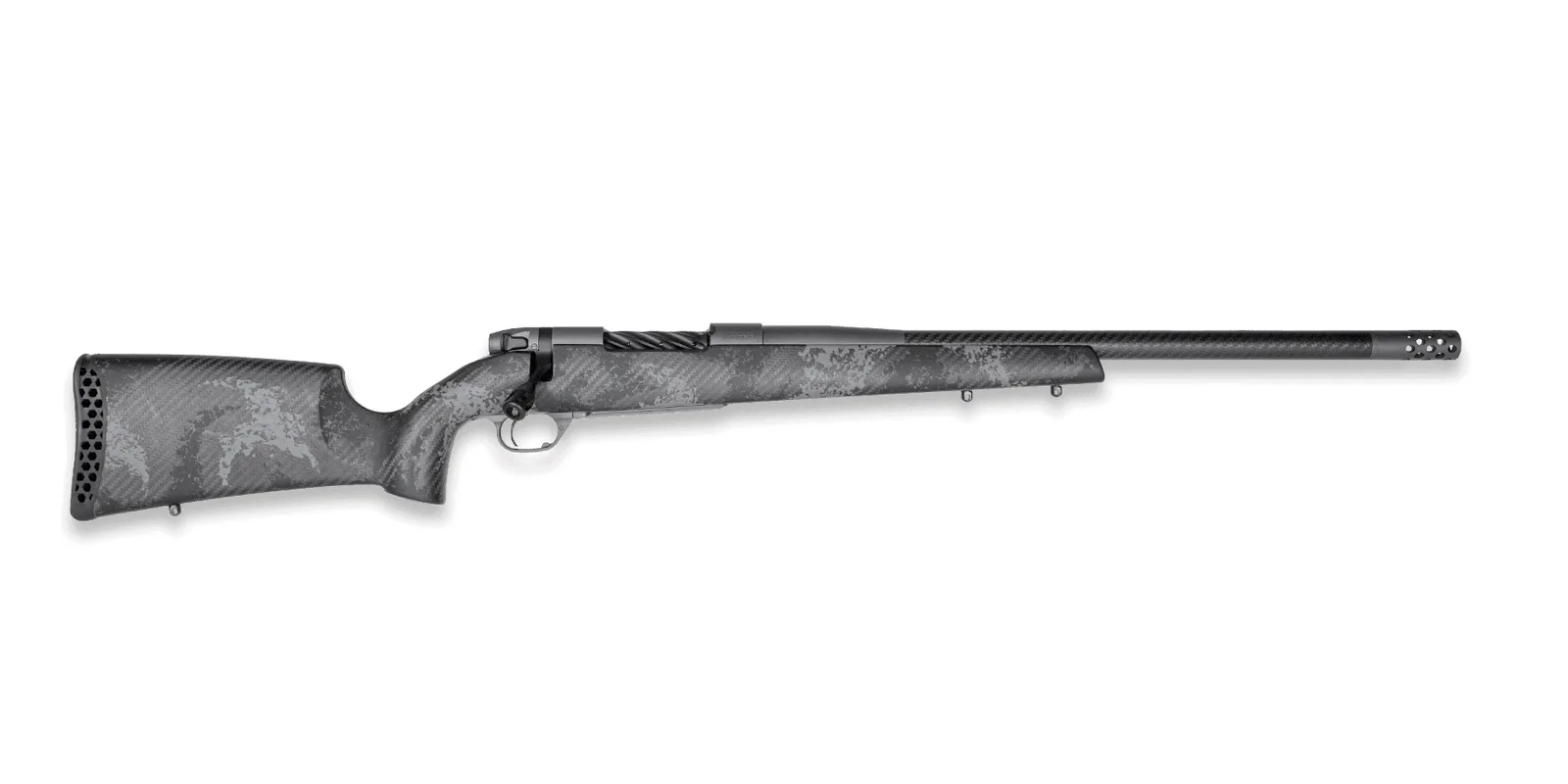 Weatherby Mark V Live Wild CF 7PRC 22" Carbon Grey Cerakote