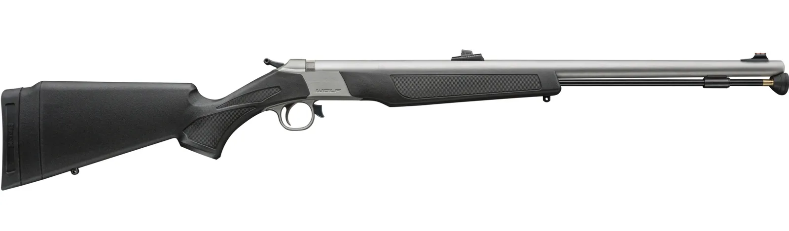 CVA Wolf V2 NW .50CAL SS/BLK FOS Fiber Optic
