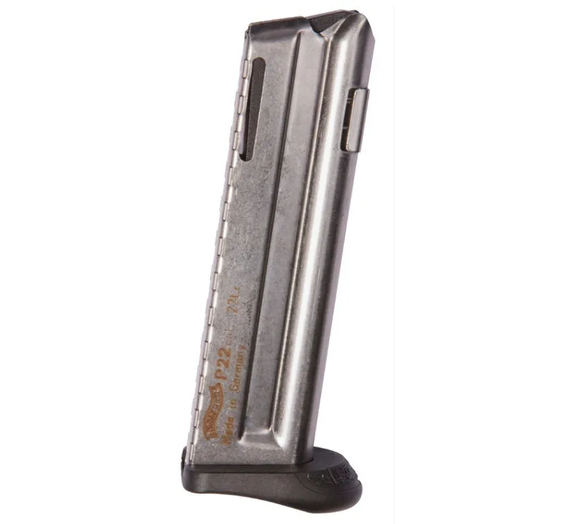 Walther Arms P22 Magazine w/ Fingerrest Magazine P22 10RD