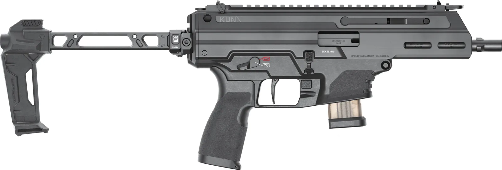 Springfield Armory Kuna 9MM 6.1" 10+1 Brace TL TRI-LUG