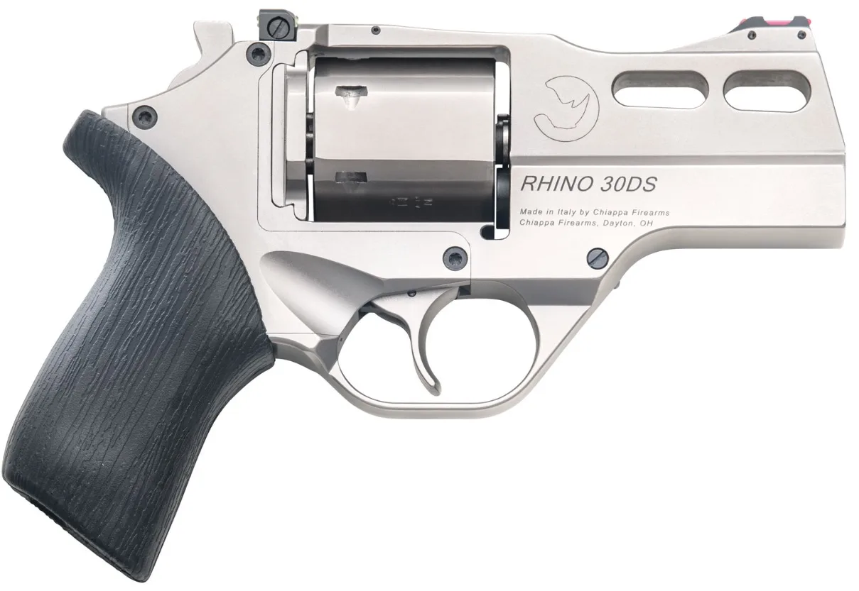 Chiappa Firearms Rhino 30DS 10MM Nickel 3" SAO