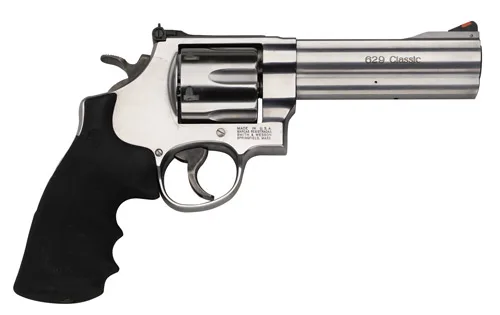 Smith and Wesson 629 629 44MAG 5" SS AS 6RD 163636 Rubber