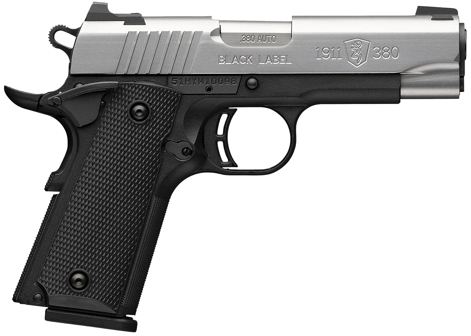 Browning 1911-380 Black Label 1911-380 380ACP SS 3.6" #