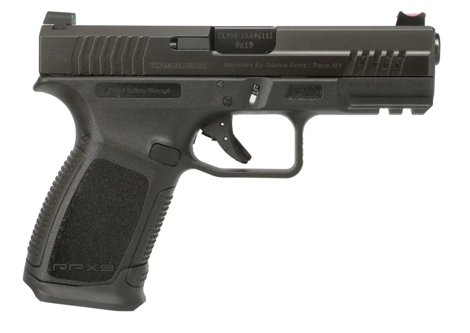 Gforce Arms Exodus RPX3C9 9MM 4" BLK Full 15+1