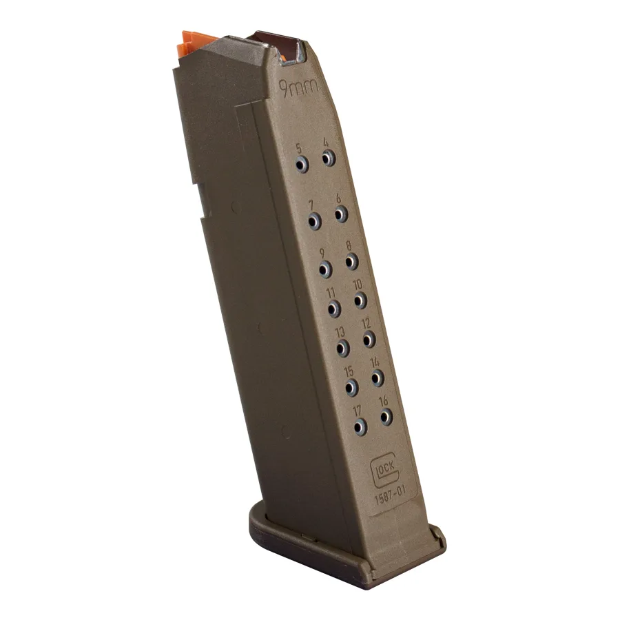 Glock G17 Gen 5 Magazine G17 9MM 17RD FDE PKG Packaged