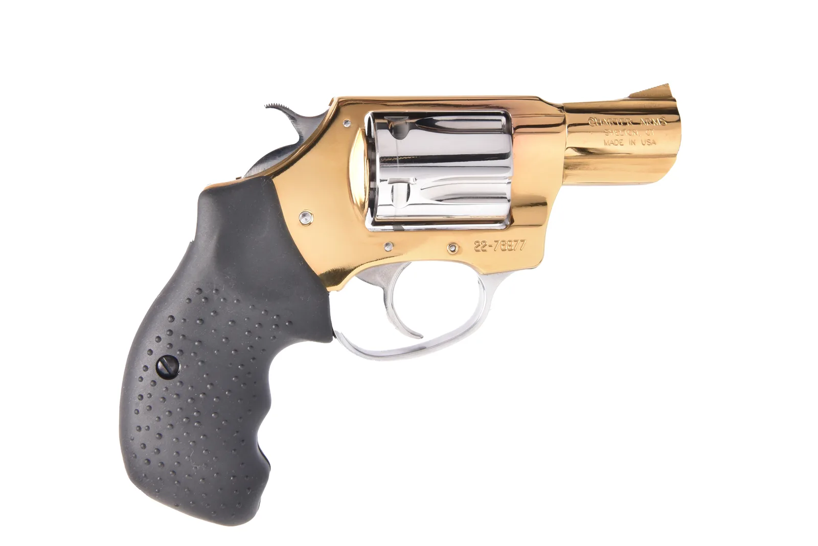 Charter Arms Gold Charter Gold 38SPC Hipolish 2" Rubber