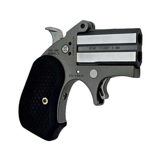 Bond Arms Stubby Rough Stainless Stubby 9MM SS 2.2" FS B6