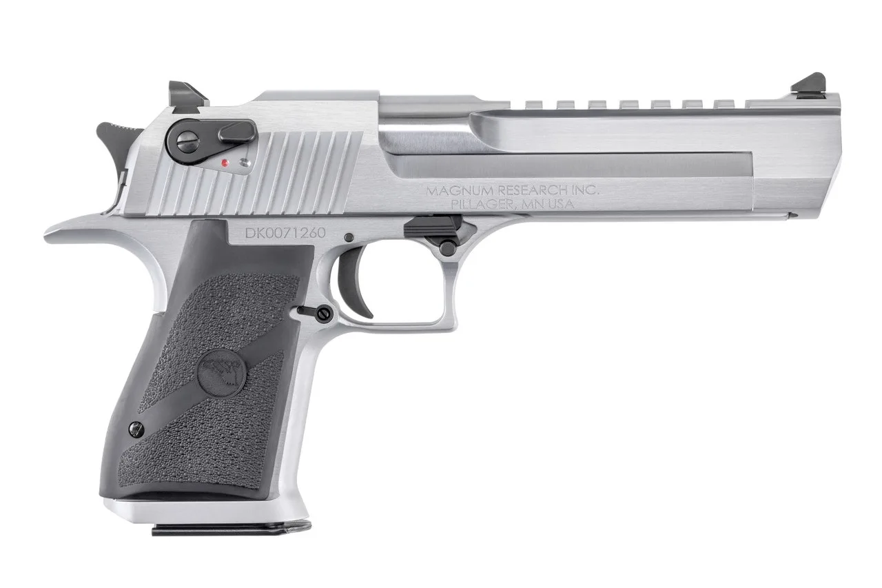 Magnum Research Desert Eagle 50AE Brush Chrome Mark XIX