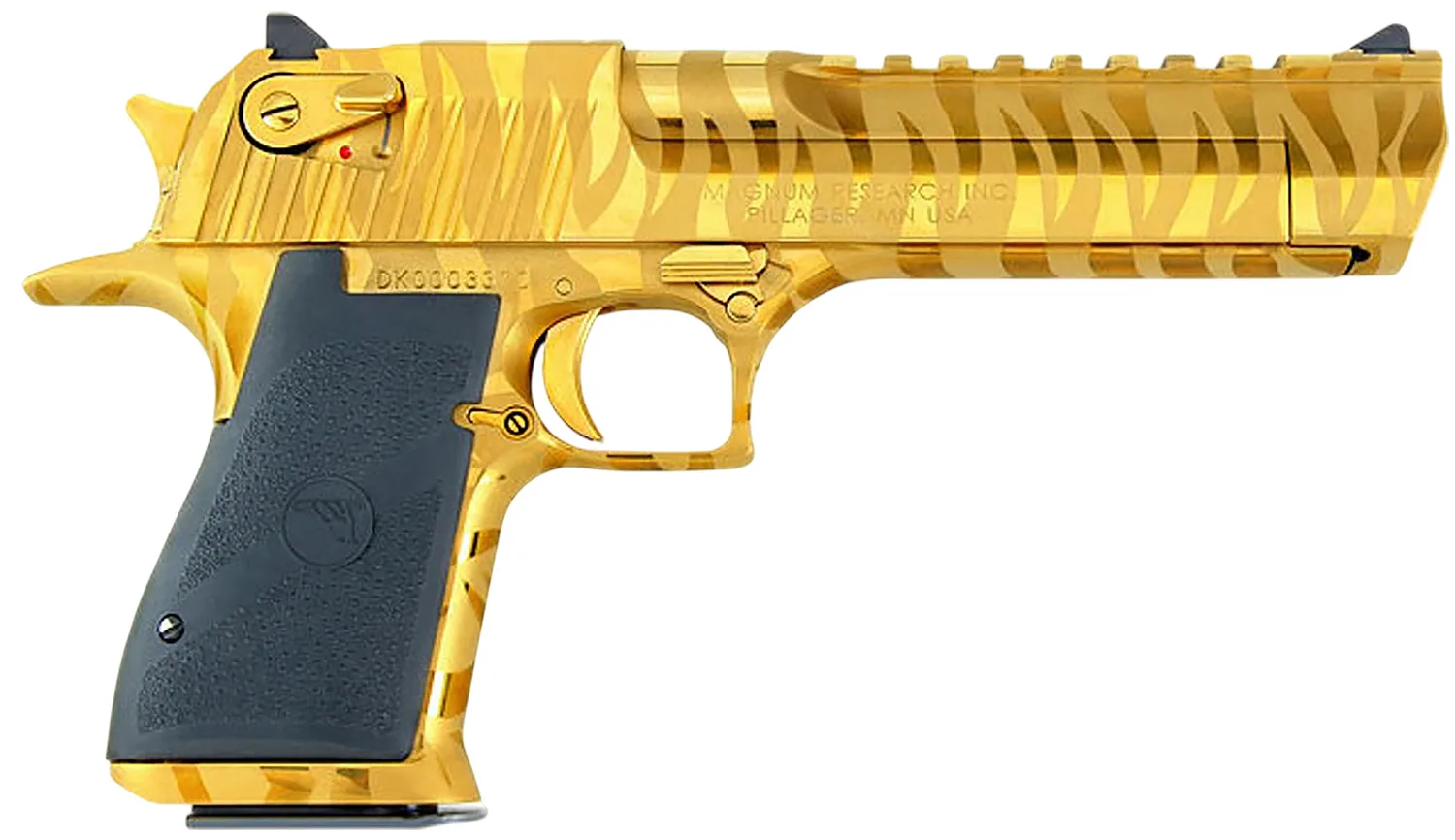 Magnum Research Desert Eagle Desert EAG 50AE Gold W/Stripes