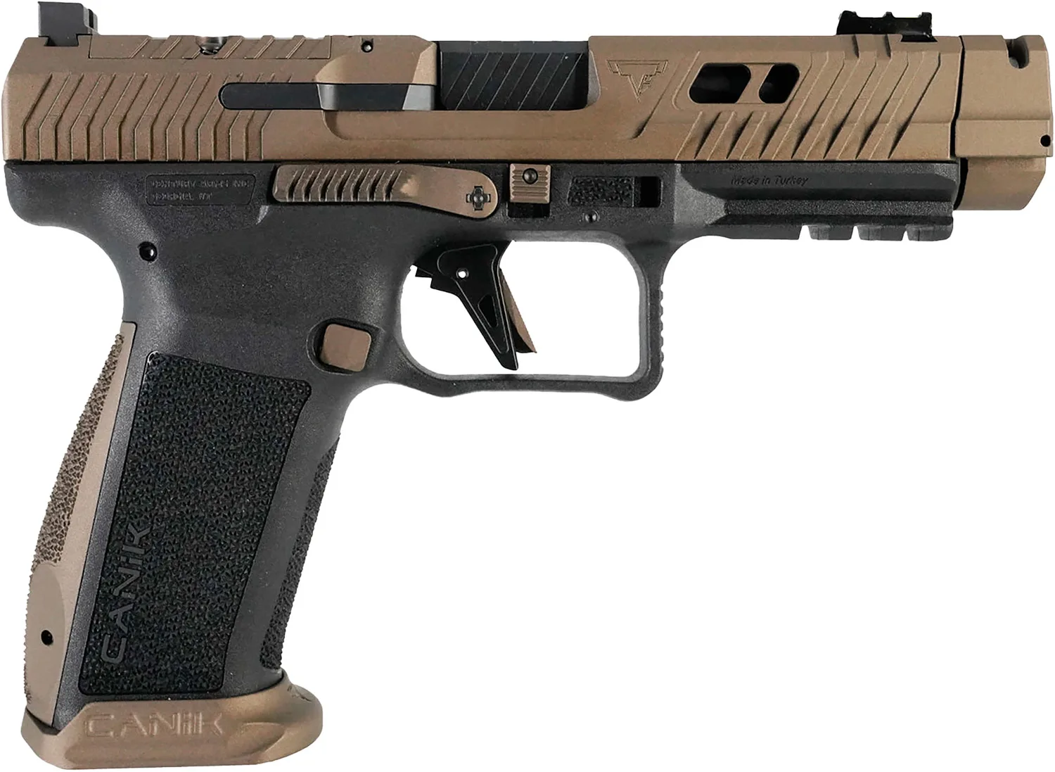 Canik TTI Combat 9MM BRZ 10+1 Optics Ready Slide CUT
