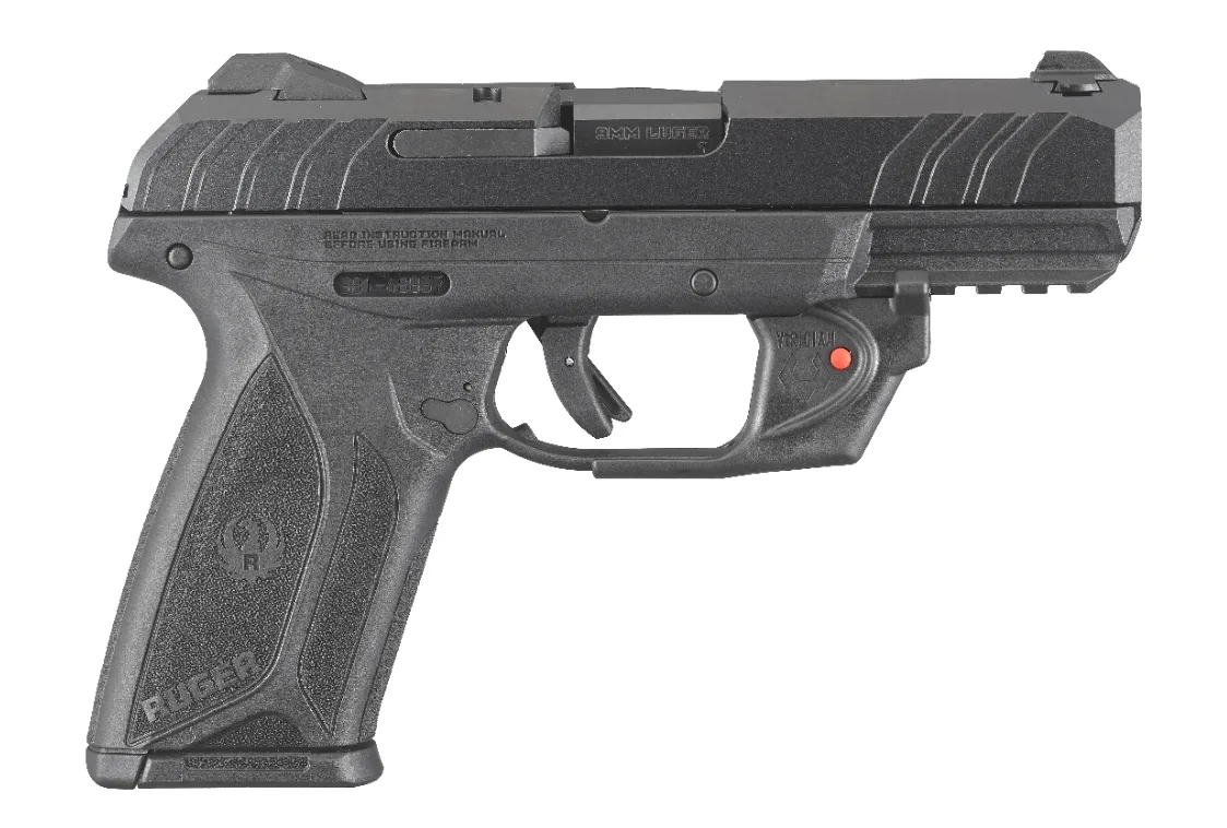 Ruger 3816 Security-9 SECURITY9 9MM BK 4" 15+1 Laser 3816