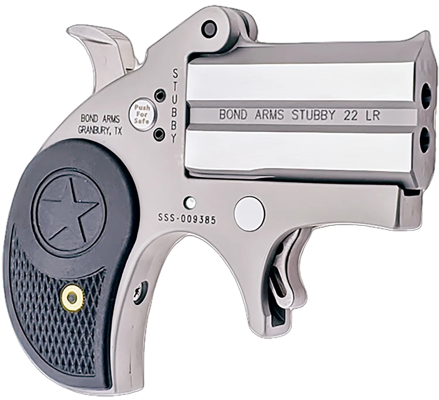 Bond Arms Stubby Rough Stainless Stubby 22LR SS 2.2" FS NO