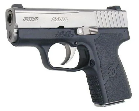 Kahr Arms PM9 9MM SS/Poly 3" 6+1 NS CA Tritium Night