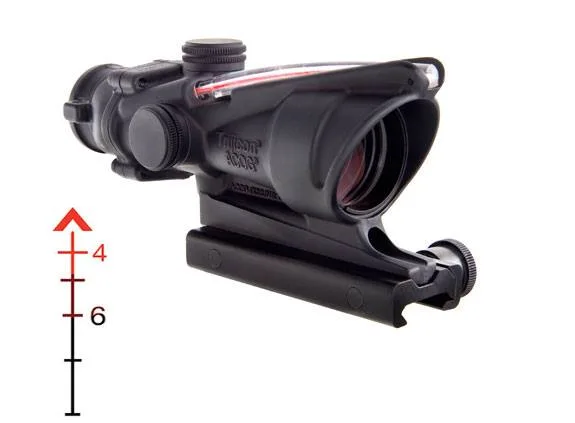 Trijicon Acog 4X32 .223 BAC Chevron RED TA31F | TA51 Mount