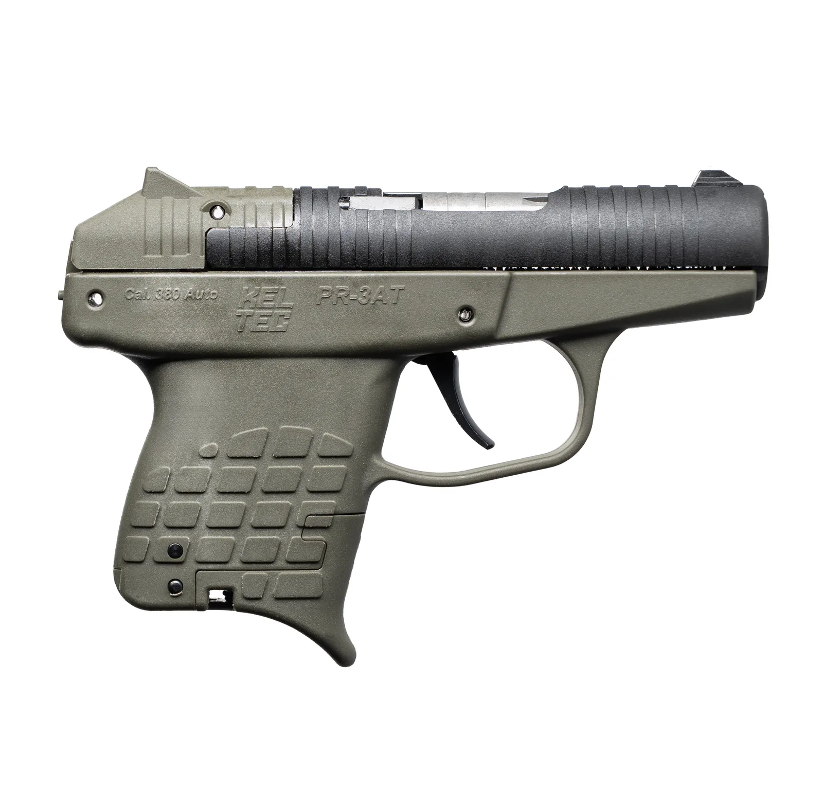 Keltec PR-3AT .380ACP 10+1 BLK/GRN Black Slide/Green Frame