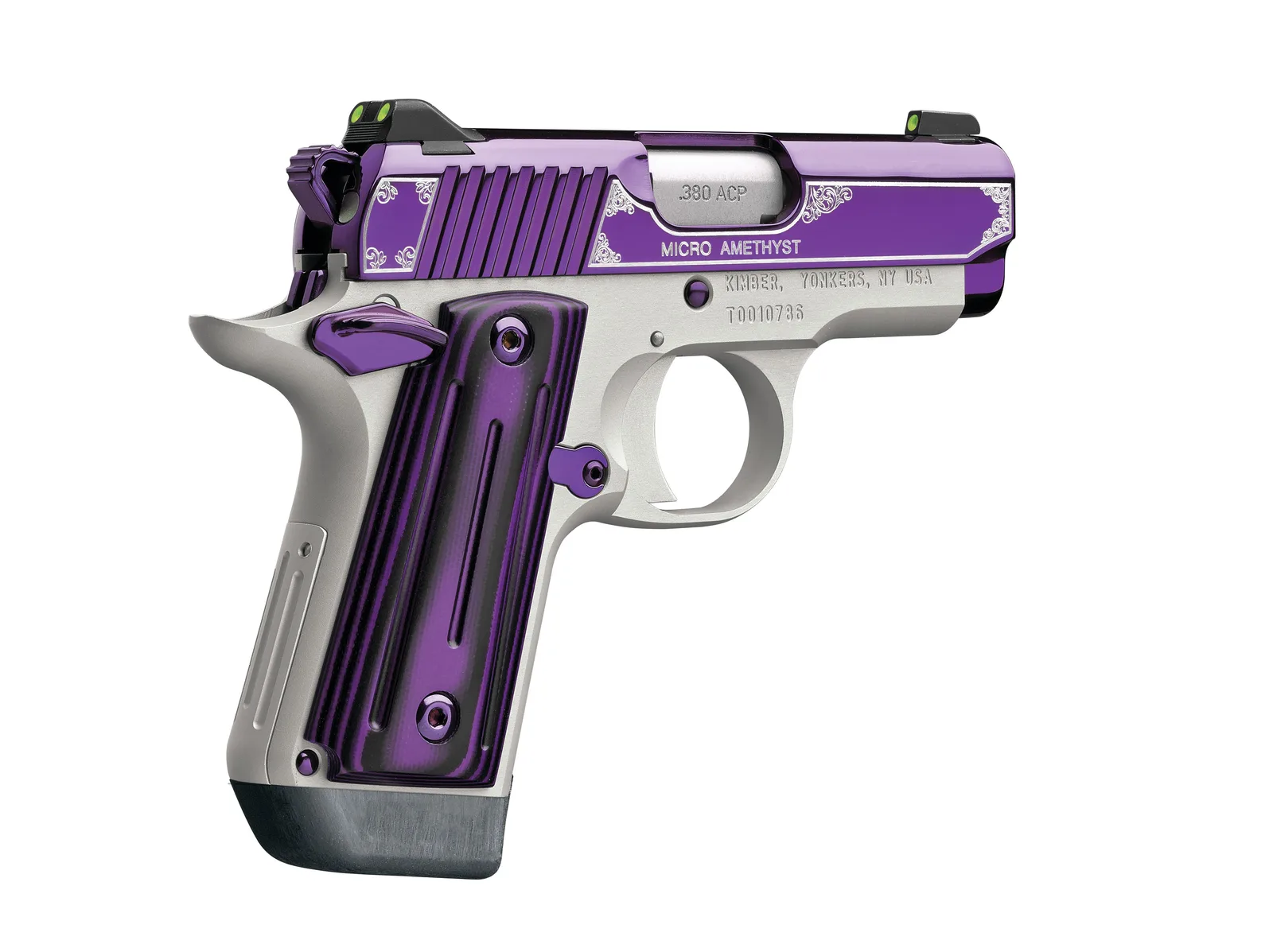 Kimber Micro Amethyst 380ACP 2.7" NS#