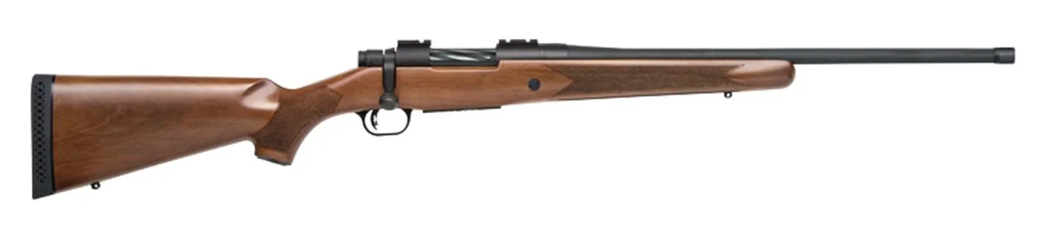 Mossberg Patriot 450BM BL/WD 20" 11/16X24 Threaded BBL