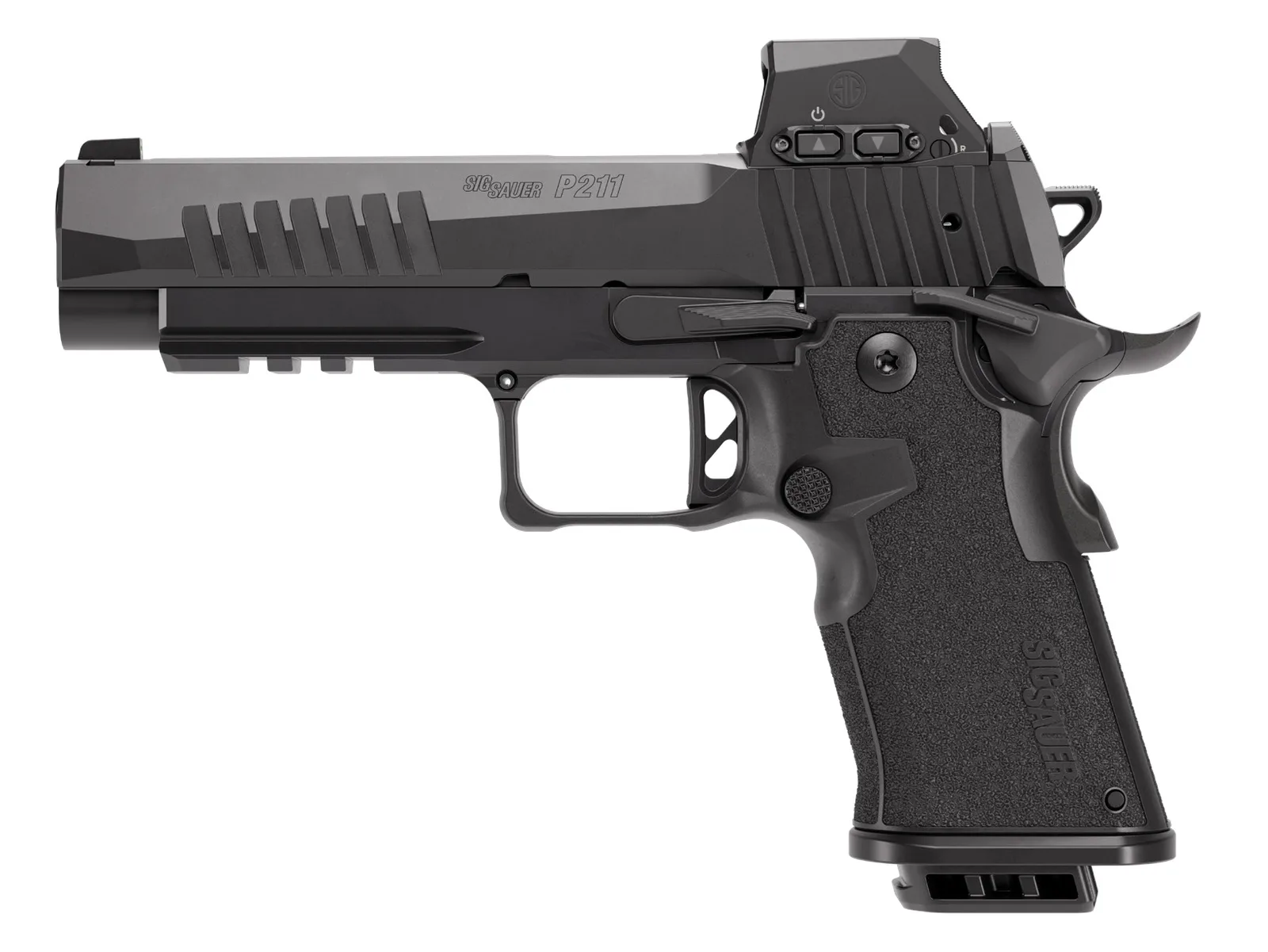 SIG Sauer P211 Full 9MM BLK 5" Romeo 211F-9-BXR3-RXSL | Bull