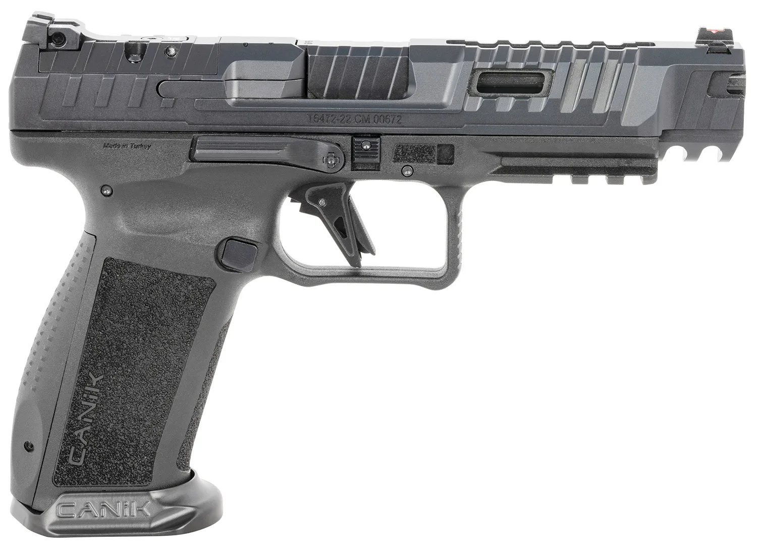 Canik SFx Rival 9MM BLK 18+1 5" Optics Ready Slide CUT