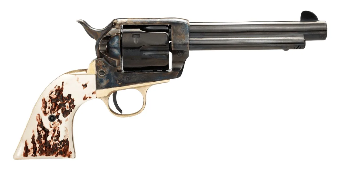 Taylor's & Company 1873 Cattleman 357MAG BL/Stag 5.5"