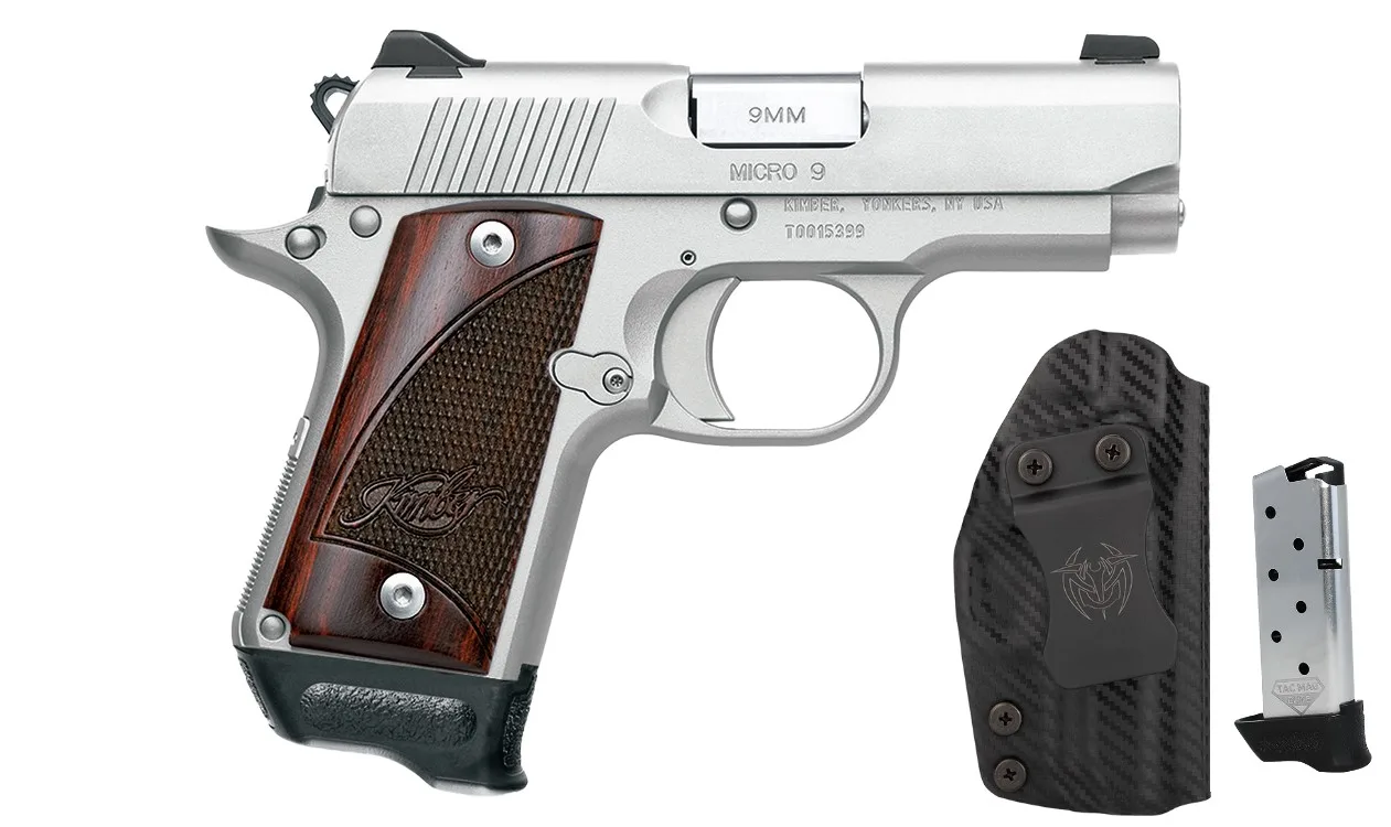 Kimber Micro 9 Stainless Micro 9MM SS/RW RTC Bundle