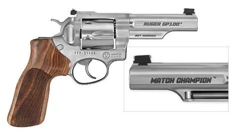 Ruger 1755 GP100 Match Champ 357MAG SS AS 1755 |HVY Half LUG