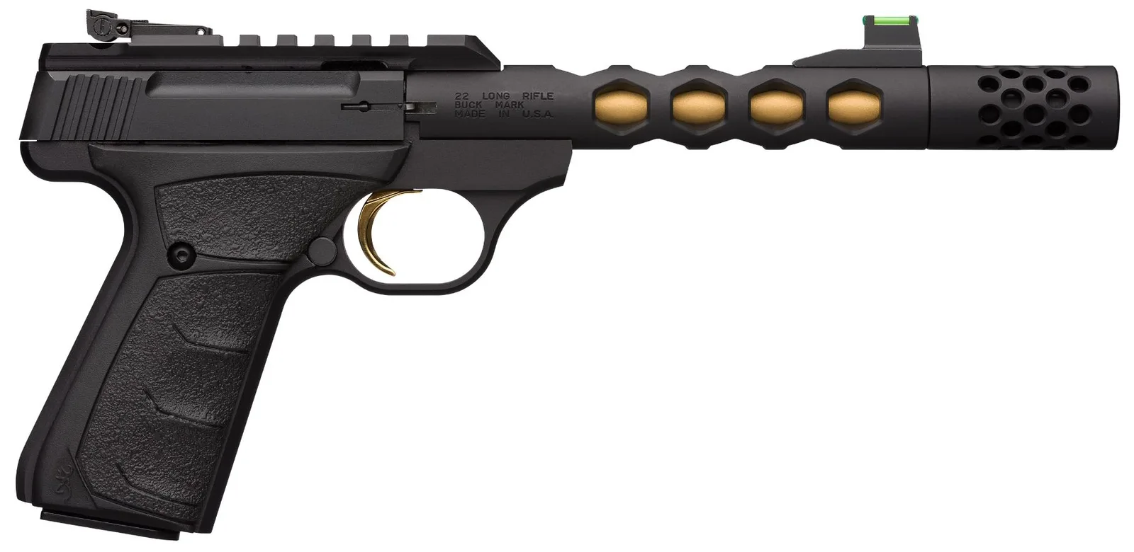 Browning Buck Mark Plus Vision Buckmark + Vision BK/GLD 5.9"