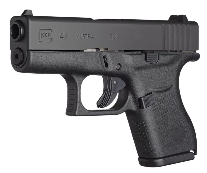 Glock G43 G3 9MM 6+1 3.39" FS TWO 6RD Magazines